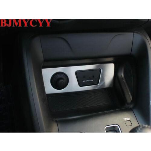 BJMYCYY Auto cigarette lighter stainless steel decoration sequins for hyundai ix35