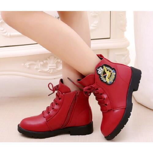 Girls toddler boots Korean fashion boots girls princess kids quality Martin shoes for kids girls boys baby shoes