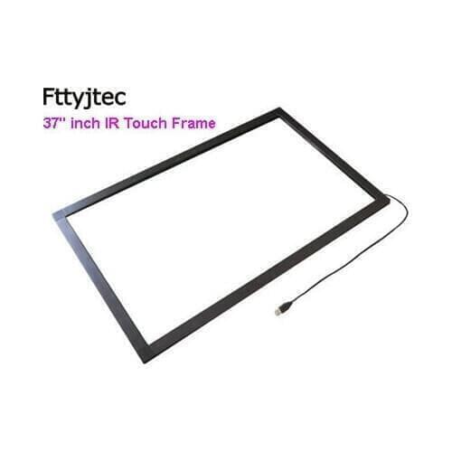 Fast Shipping! Fttyjtec 37" ir overlay touch screen panel kit Without Glass 16:9 Format 10 Points Touch Good Price