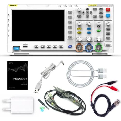 FNIRSI 1014D Digital Oscilloscope 1GSa/S Sampling Rate Dual Channel 110MHz Multifunctional LCD Oscilloscope DDS Signal Generator