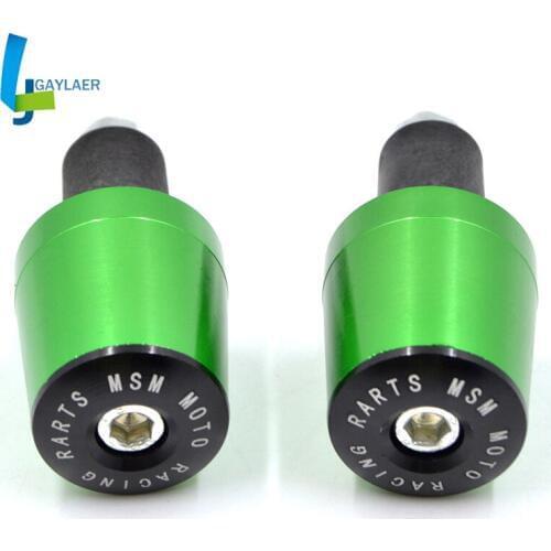 CNC 22mm Grips Bar Ends Motorcycle Handle Bar Grips Ends Motorbike Grips Bar Handle Cap for Kawasaki Z750 Z800 Z1000 ER6N