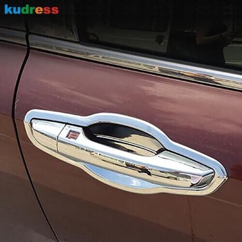 For Honda Accord 2018 2019 2020 ABS Chrome Door Handle Bowl Cover Trim Decoration Frame Trims Car Styling Accessories