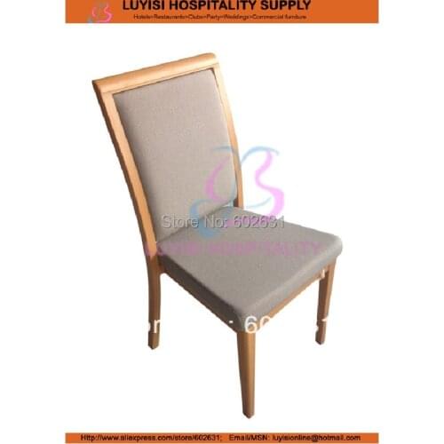 Hot sale stackable wood imitation Aluminum dining chair