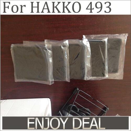 10 pcs high quality Activated Carbon Filter Sponge for 493 Solder Smoke Absorber ESD Fume Extractor size 13cm*13cm