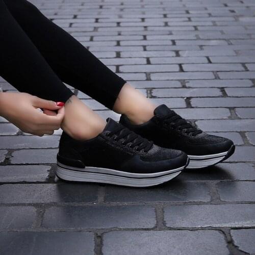 Large Size Silver Casual Womens Shoes Size 41 Spring and Autumn New Sports Fashion Sneakers Women 2021