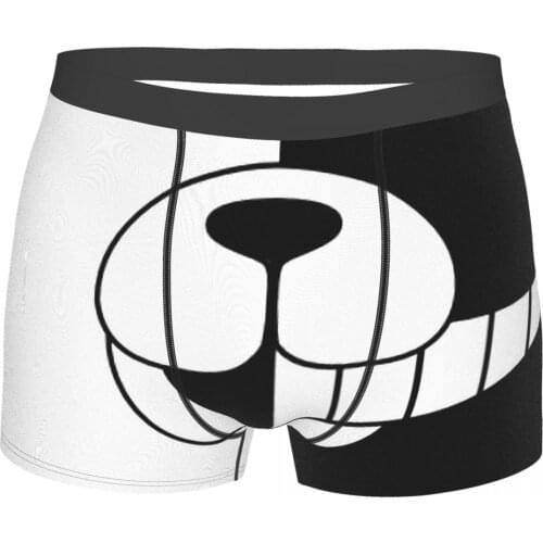 Danganronpa Makoto Naegi Monokuma Komaru Kaede Game Smile Underpants Cotton Panties Male Underwear