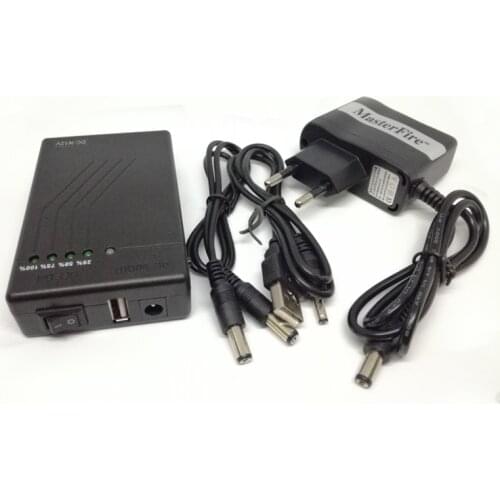 New DC 12V 3800mah/USB 5V 6800MAH Rechargeable Lithium-ion Battery Pack For CCTV Camera Power Tools Batteries with 350MA charger