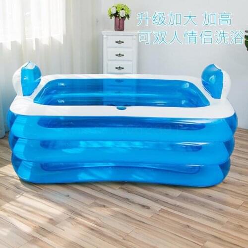 Family Bathtub Adult Bathtub Couple Inflatable Bathtub Thickened Folding Bathtub Childrens Bathtub