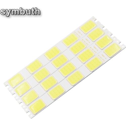 Grid Shape LED Strip Light Source COB 5W Cold White Color 151*16.5mm for DIY 12V Lamp Decorative Lighting Work Bulb