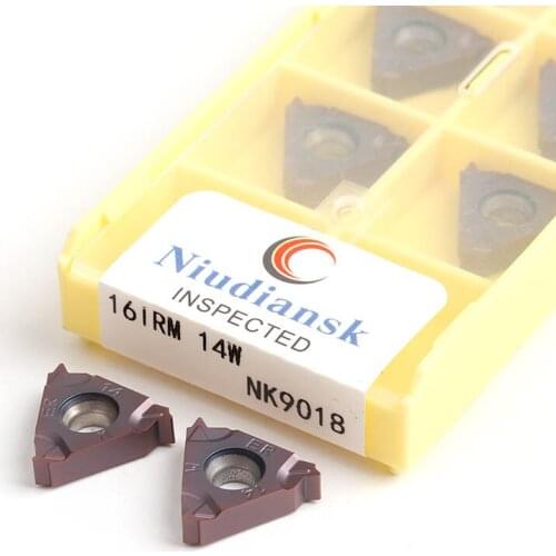 16ERM 16IRM 11W/14W NK9018 CNC Lathe Stainless Steel Oppression Thread Turning Tools Carbide Inserts Machining Cut High Finish