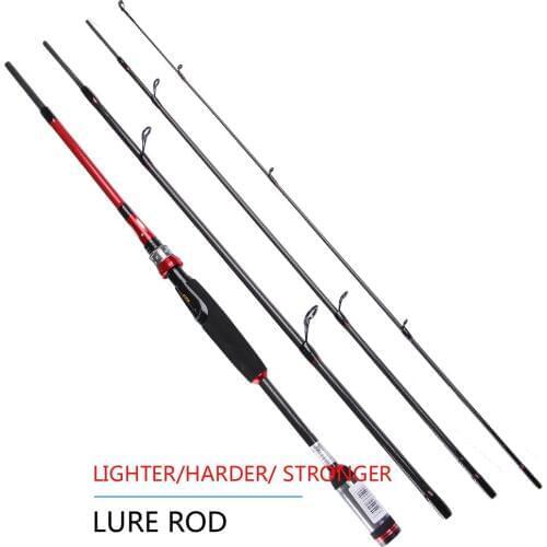 Ultralight Spinning Rod 4 Sections 2.1M 2.4M 2.7M Casting Lure Fishing Rods Sea 10-30G 15-40G Fishing Pole Carbon