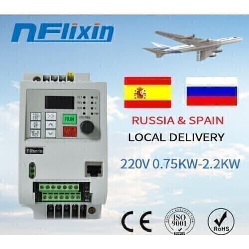 VFD Inverter Frequency Converter Power Inverter 220V 0.75KW Single Phase Input 3 Phase Output