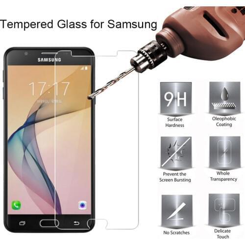 For Samsung Galaxy J7 J5 J2 Prime 2017 Hard Protective Glass For J7 Core J5 J3 Pro J7 Max Plus Nxt Tempered Screen Protector