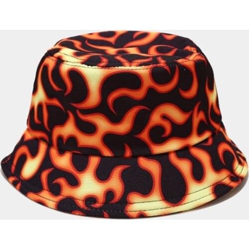 2021 bucket hat fisherman hat tie dye, butterfly, fire, cloud, dragon pattern various fisherman hat men and women outdoor women