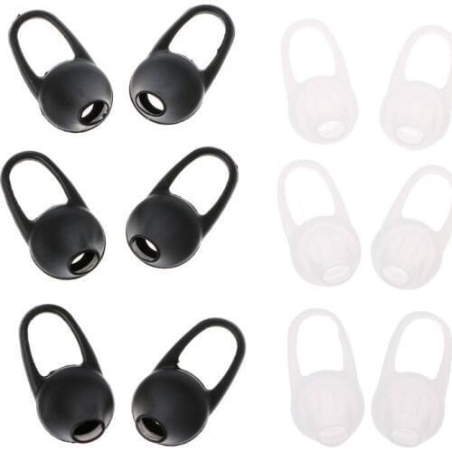 6Pcs Silicone In-Ear Bluetooth Earphone Earbud Tips Headset Earplug Cushion Cover Earphone Silicone Tips