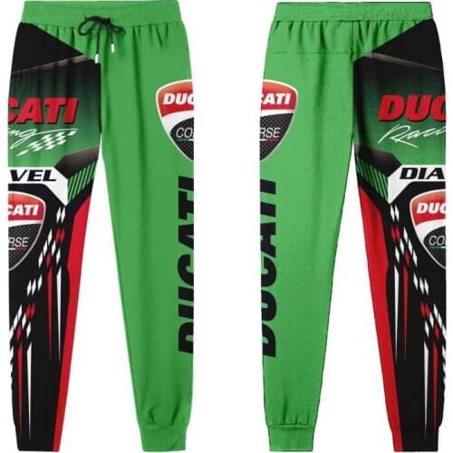 Ducati New Hot Fashion 3D Beautiful Casual Mens Pants Men Women Spring Loose Sweatpants Homme Casual Clothes Hip Hop Trousers