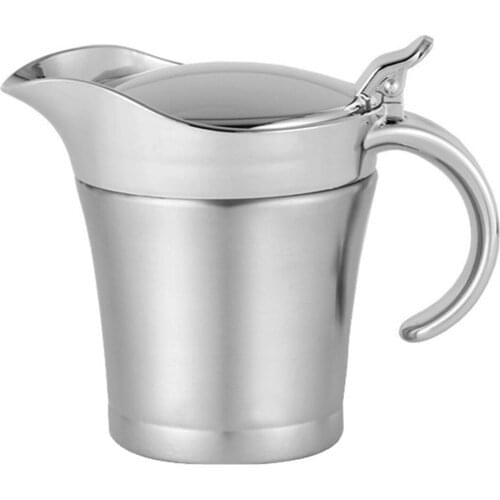 Sauce Bottle Juice Cup Seasoning Pot Sauce Pot Steak Sauce Cup 450ML Insulated Stainless Steel 450/750ML Insulated Seasoning Pot