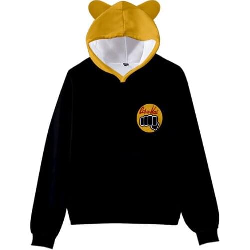 The Karate Kid Cobra Kai Anime Ear Hoodies Sweatshirts for Boys Girls Casual Tracksuit 2020 Fashion Hooded 3D Print Cosplay 300
