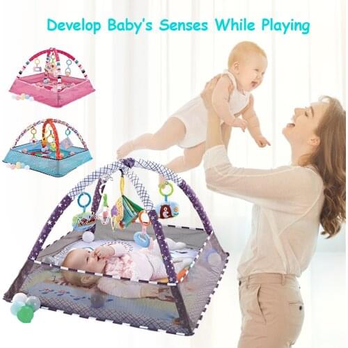 Baby Play Mat Baby Carpet Mat With Activity Fence Toys Educational Rack Toys Infant Fitness Crawling Mat Gift For Kids Gym