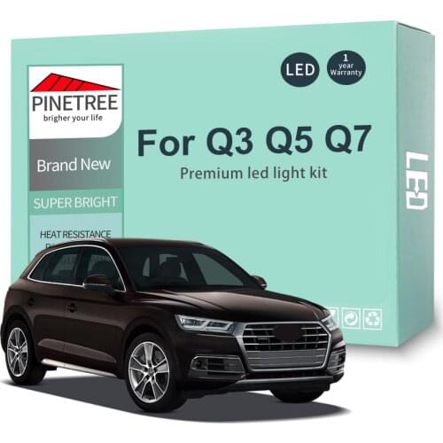 Car Led Interior Light Kit For Audi Q3 8U Q5 8R SQ5 Q7 4L Dome Map Light Canbus No Error Car lamp Accessories