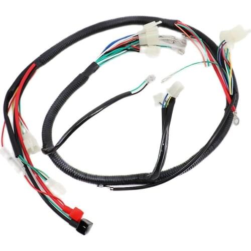Motorcycle Socket Cord Assy Circuit Cable Complete for 200CC 200 CC Electric Full Vehicle Wiring Harness Line