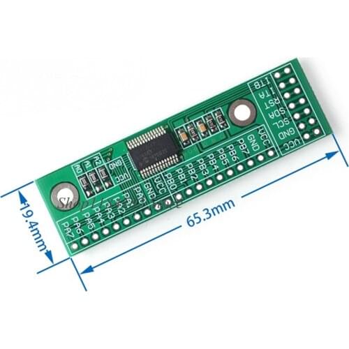 I2C interfaccia 16-channel modulo di espansione IO IIC di ingresso e di uscita della scheda di espansione MCP23017-E/SS
