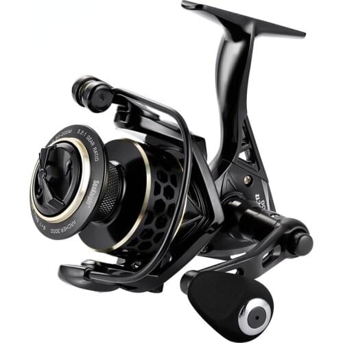 5.2:1 4.9:1 Reel Max Resistance 13Kg 8+1BB Carp Fishing Reel 2000-6000 Aluminum Spool Swivel Reel Chuck