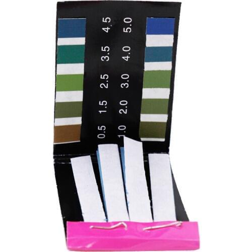 1 set LitmusTester Paper Acidity Paper High Accurate Quality litmus Tester PH 0.5-5.0 Numerical range 80 Strips 15% off