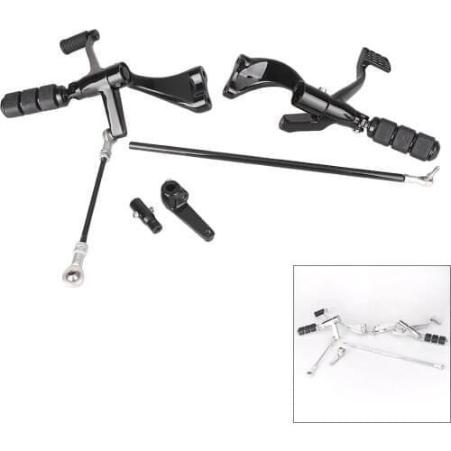 Motorbike Forward Control Foot Pegs Levers Linkage For Harley Sportster 883 Super Low /Iron & 1200 Custom/Forty Eight 2014-2017