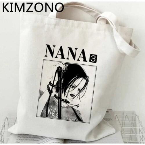 Nana Anime shopping bag cotton jute bag handbag shopping bag reusable shoping fabric jute cabas