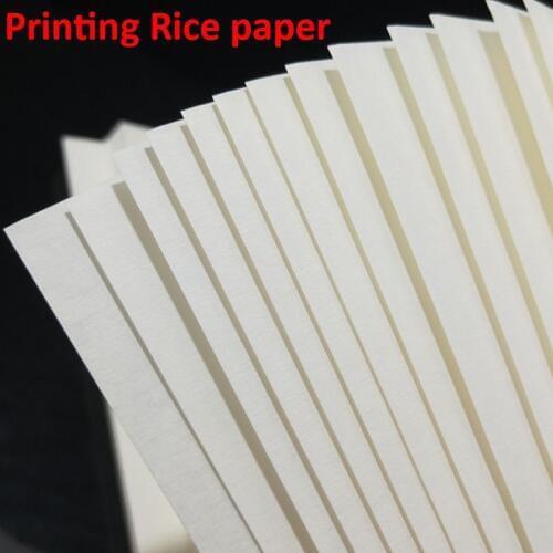 100sheets A3 A4 Printer Chinese Rice Paper For Printing,Ink Jet Printing Rice Paper laser printer Xuan Paper 45g "Not Eatable"