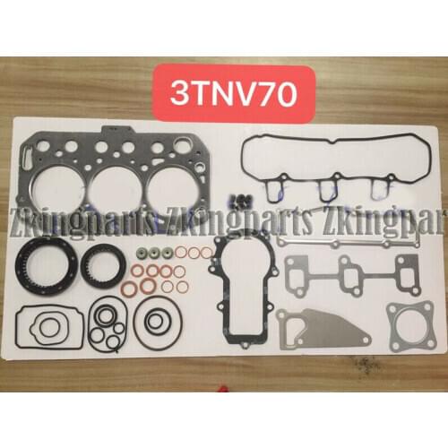 New STD Full Gasket Kit Set Fit for Yanmar 3TNV70 Engine With Cylinder Head Gasket