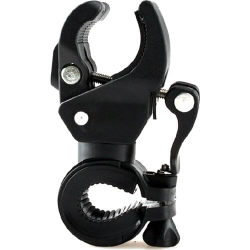 Plastic Adjustable Bicycle Flashlight Holder Clip Bike Rotation Mountain Bike Stand Headlights Light Holder torch Bracket #40