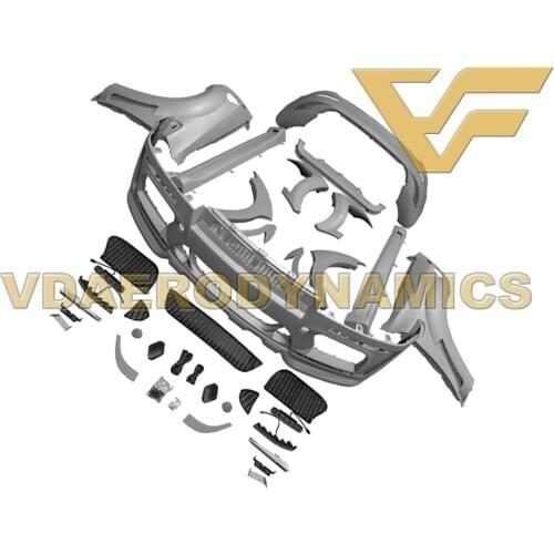 Suitable For 08-14 BMW E71 X6 xDrive 30i 35i 35d 40d 50i VAD-HMPP Full Body Kit Front Rear Bumper Side Skirts Fender Flares