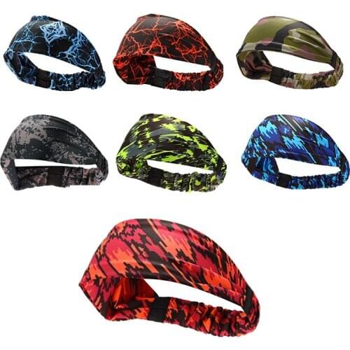 Yoga Sport Sweat Headband For Men and Women Practical Yoga Hair Bands Head Sweat Bands Sports Safety Dance Running Headband