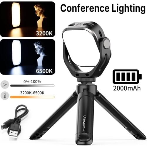 VIJIM VL66 360 Rotation Adjustable LED Video Light 3200k-6500k USB Charge Mobile Fill Light For DSLR camera Vlog photography