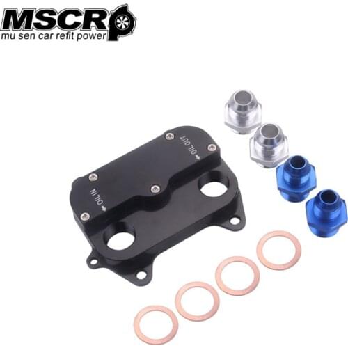 Oil Cooler Take Off Plate Car Modification for 2.0TDi and 1.6 TDi engines in the vehicles Improve engine power fuel efficiency