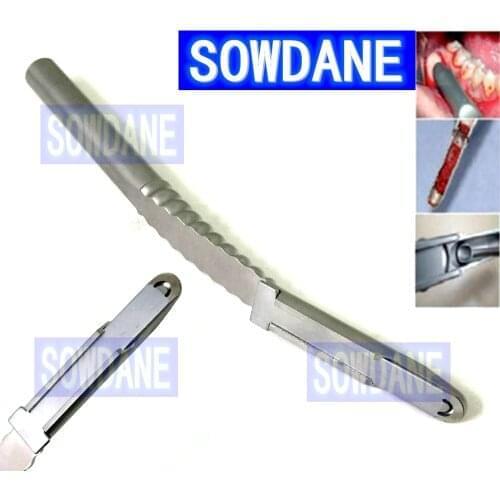 Dental Implant Bone Scraper Stainless Steel Tool Instrument Dental Surgical Collector Lab Tooth Cleaning Scaler