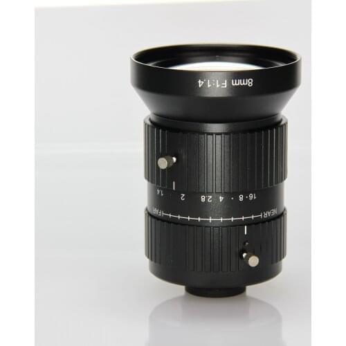 SL-0182 CCTV F1.4 1.1"1.1" MV Lens CCTV 8mm 20MP C-Mount Machine Vision Industrial Lens