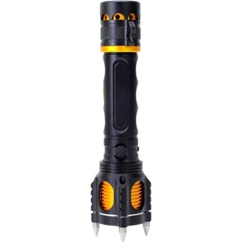 LED outdoor anti-wolf multifunctional vehicle-mounted T6 high-light charging flashlight self-protection alarm high-light flashli