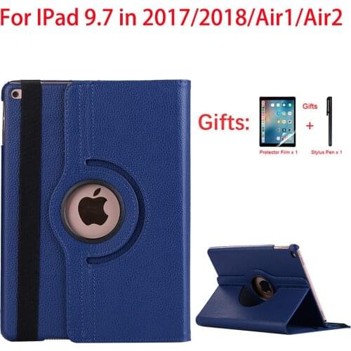 360 Degree Rotating For iPad Air 2 9.7 Case Stand Smart Cover Magnetic Auto Wake Up/Sleep for iPad Air 2 A1566 A1567 Funda Capa