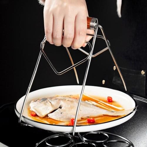 Anti-scalding stainless steel clamps, kitchen dishes, tray lifters, anti-scalding clamps, steaming rack clamps, tray removers