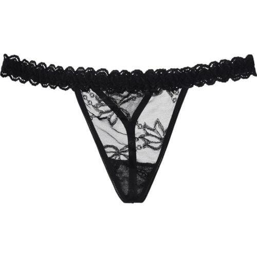 New Womens Panties Sexy G string Tong Transparent Lace Underwear lingerie panties Brazilian Calcinhas Tangas