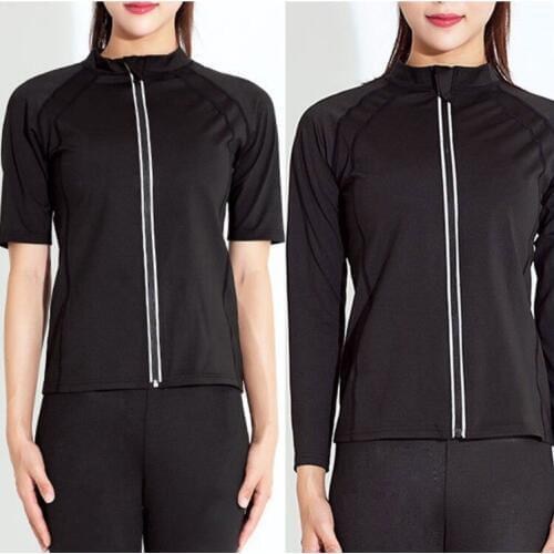 Women Fast Sweating Sport Coat Fitness Reflective Zipper Gym Yoga Running Top