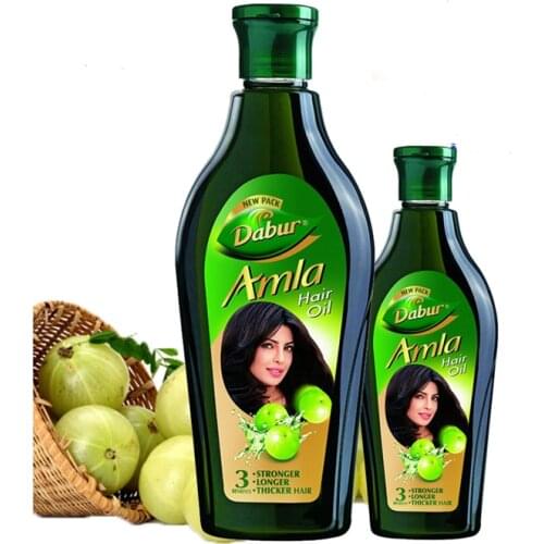 100% Original India Dabur Amla Hair Oil Natural Goodness Of Indian Gooseberry For Beautiful Hair Pure Hair Care 180ml