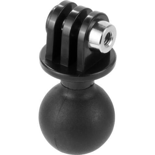 2.5cm/1Inch 360degree Rotation Ball Head Camera Tripod Mount Base Adapter Clip for Gopro Hero/YI/SJcam/EKEN Action Sports Camera