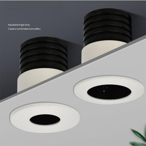 3W 5W Recessed LED Ceiling Light COB Anti Glare Downlight Dining Spot Light AC220V For Living Room Kitchen Colthing Shop Decor