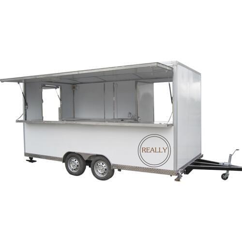 4000mm Mobile Fast Food trolley street shop trailer snack cart