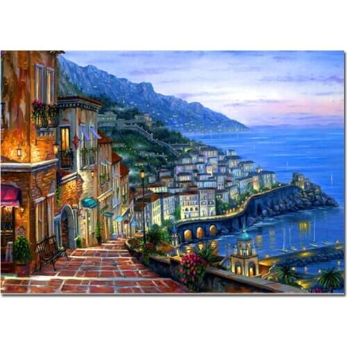 5D DIY Diamond Painting Landscape House Bedroom Cross Stitch 40x30 Patterns Diamond Painting kits for Embroidery with Beads
