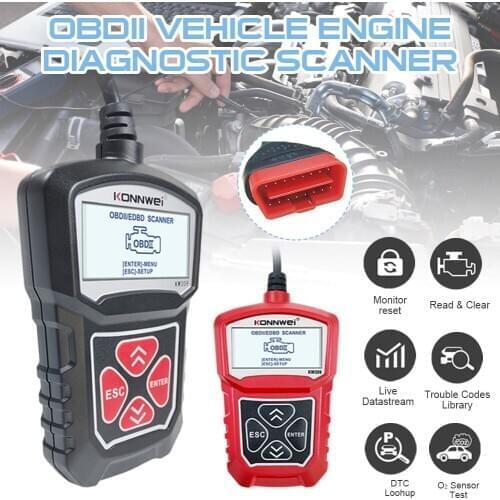 KONNWEI Car Diagnostic Scanner Tool OBD 2 KW309 OBDII Auto Code Reader EOBD Scanning Machine 7 Languages Car OBDII Scanner